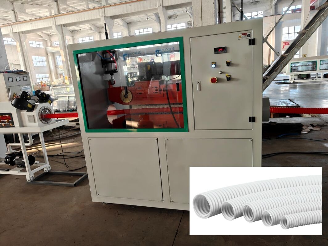 Zindywidualizowana linia produkcyjna rur falistych z zdalnym sterowaniem PLC zaprojektowana do bezproblemowej i spójnej produkcji rur