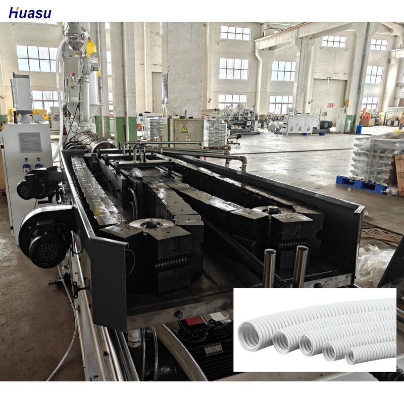 Spersonalizowana linia do wytłaczania rur falistych jednościennych z falownikiem Siemens i zdalnym sterowaniem PLC dla wydajności