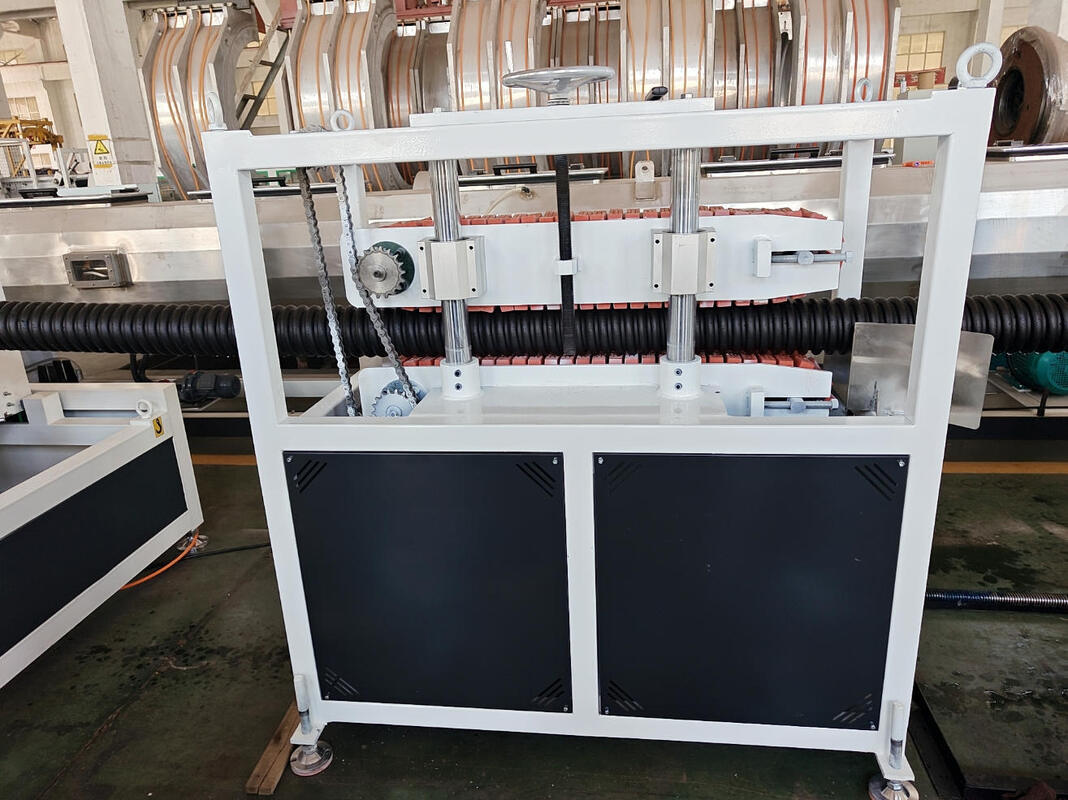 PP Spiral Pipe Extrusion Line Including 100m roll Winding Machine and HDPE Pipe Material for Industrial Pipe Solutions