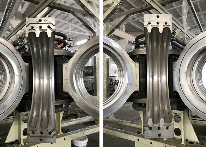 Linia do wytłaczania rur HDPE 300 mm 3 m / min Linia do produkcji rur płaszczowych Calbe