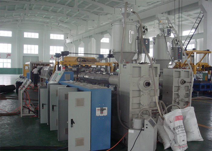 Maszyna do rur falistych z podwójną ścianką HDPE PP DWC z systemem Siemens HMI