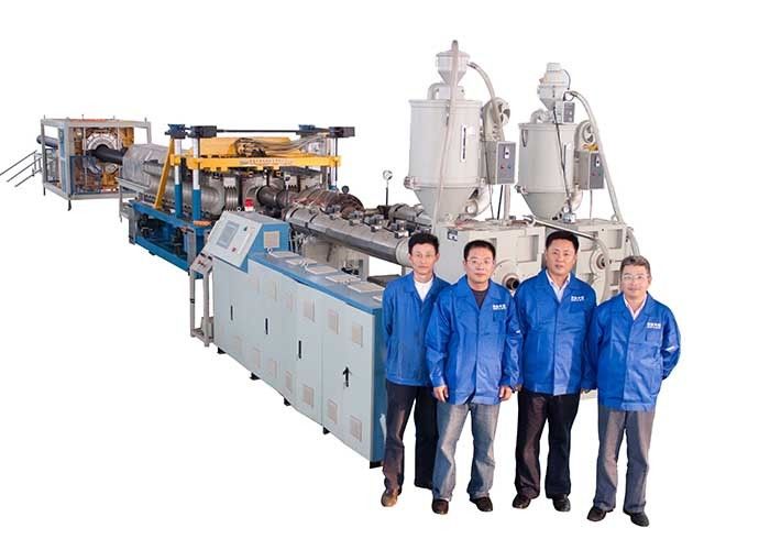 Sterowanie PLC Linia do produkcji rur HDPE 50 m / min Szybka oszczędność energii