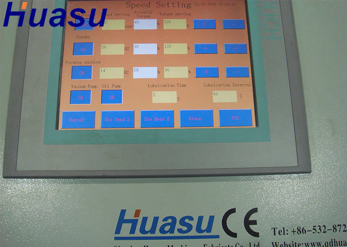 PE / PP / PVC Linia produkcyjna do wytłaczania rur z pojedynczą podwójną ścianką