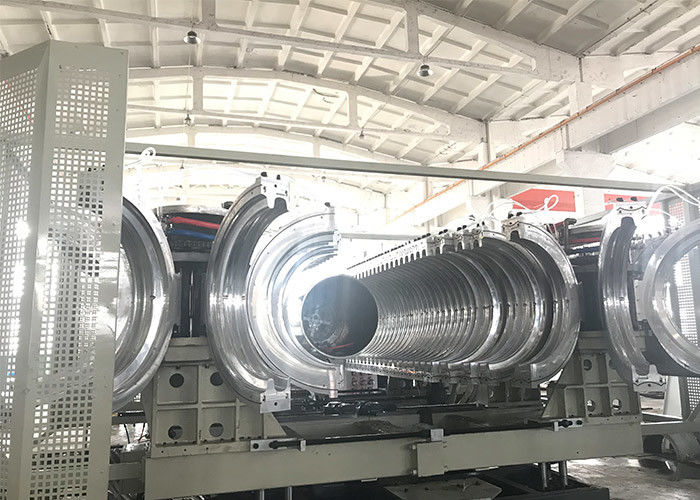 Maszyna do produkcji linii do wytłaczania rur falistych z podwójną ścianką z tworzywa sztucznego / PE / PP / PVC