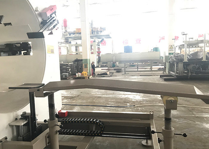 Dwie wytłaczarki Maszyna do produkcji rur falistych z podwójną ścianką Maszyna do wytłaczania rur Dwc