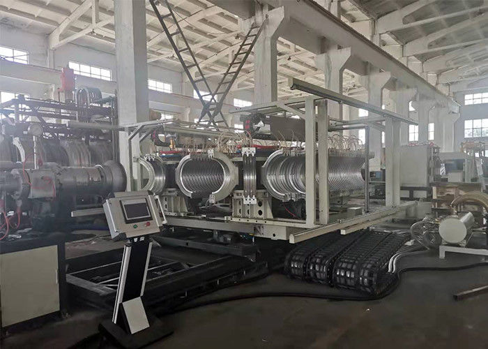 Wytłaczarka do rur z tektury falistej o dużej prędkości PP PE z pojedynczą ścianą i podwójną ścianką