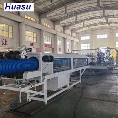 Double Wall Corrugated Pipe Extrusion Line with 32mm-1600mm Inner Diameter, Belling-on-line Expansion Mode, and Planetary Cutting