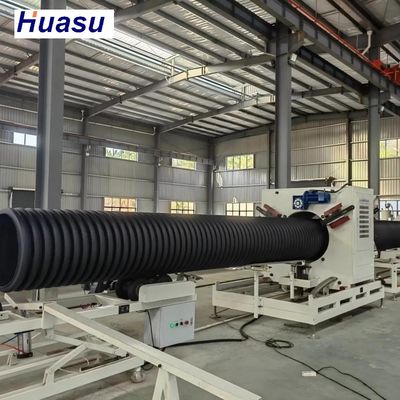 Double Wall Corrugated Pipe Extrusion Line Unique For Dual Wall Pipe Production Line