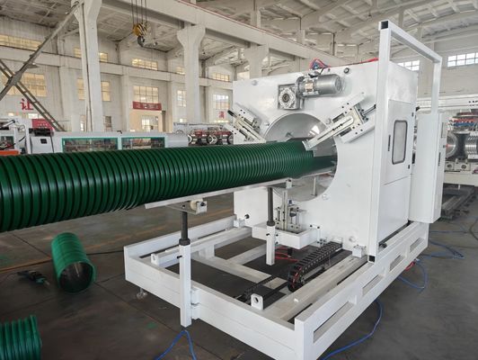 Conical Twin Screw Extruder PVC Double Wall Corrugated Tube Extrusion Machine For Plastic Pipes Pipe Machine