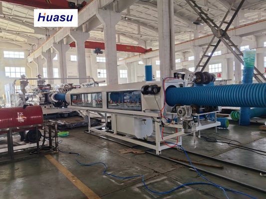 Double Wall Corrugated Pipe Making Machine with 32-1600mm Pipe Diameter, Siemens PLC System, and Vacuum Forming