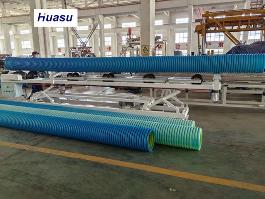Plastic Single-wall / Double-wall Corrugated Pipe Machine / Production / Extrusion Line