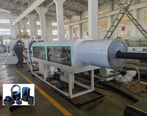 Double Wall Corrugated Pipe Extrusion Line 63mm with Auto Feeding