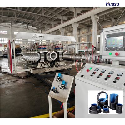 Hot Sell Plast Corrugated Pipe Making Machine Extrusion Line with PLC Control System