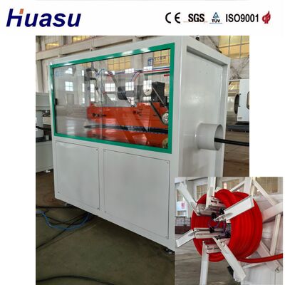 Three Layer Cable Protection Pipe Extrusion Line with Air and Water Cooling for 32mm-1600mm Pipe ID