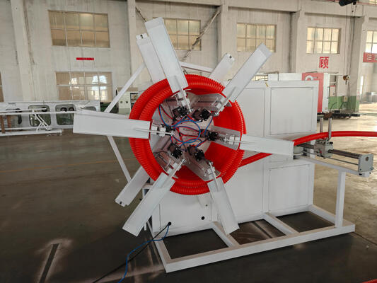 Siemens Electrical Parts Double Wall Corrugated Pipe Extrusion Line with Absolutely High Output and Single-screw Design