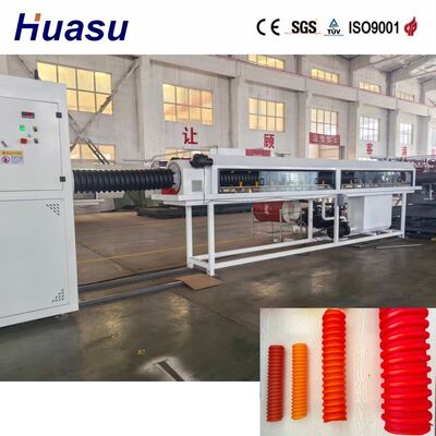Fully Automatic Spiral Pipe Extrusion Line Single Wall Spiral Corrugated Pipe Extrusion Line Max Output 100 1200 kg hour