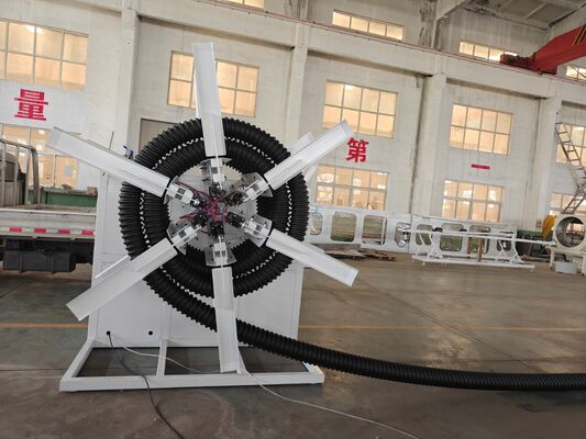Double-wall Socket Joint hdpe pipe making machine capable of producing pvc pe mpp pa hdpe pipes with precision and durability