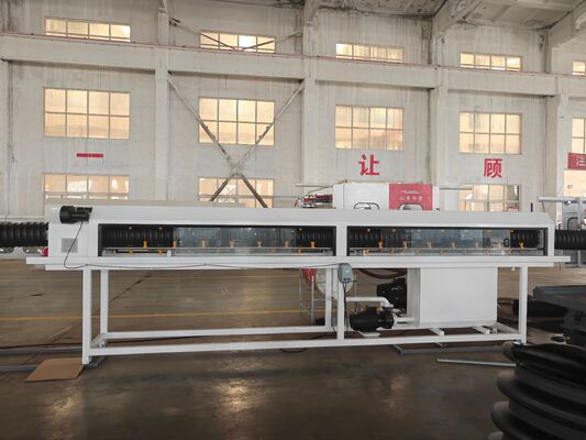 Double Wall Corrugated Pipe DWC Pipe Extrusion Line Equipped Single Screw Extruder Plastic Pipe Extrusion Line Solutions