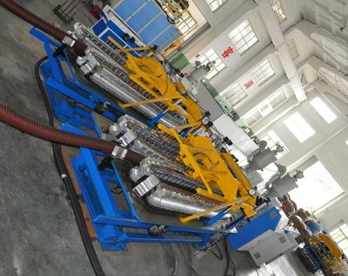 Conveying Gas 37kw 180kg/H Spiral Pipe Production Line
